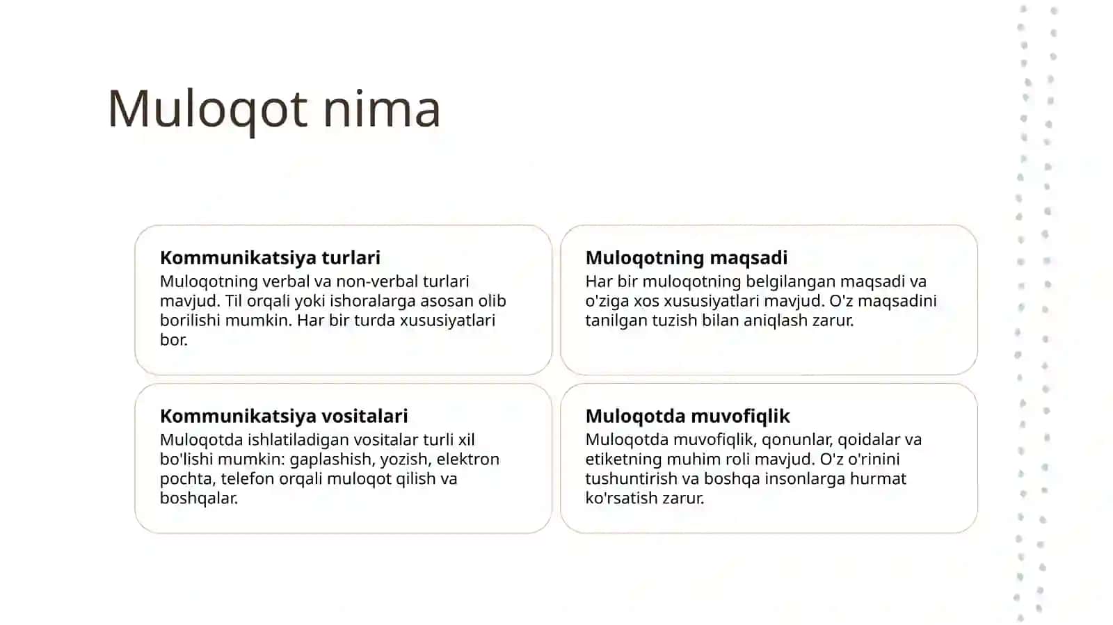 Muloqot pozitsiyalari va manipulatsiya 3