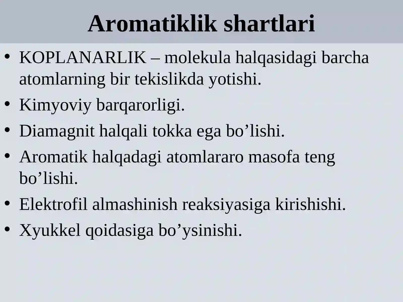 Aromatik uglevodorodlar 3