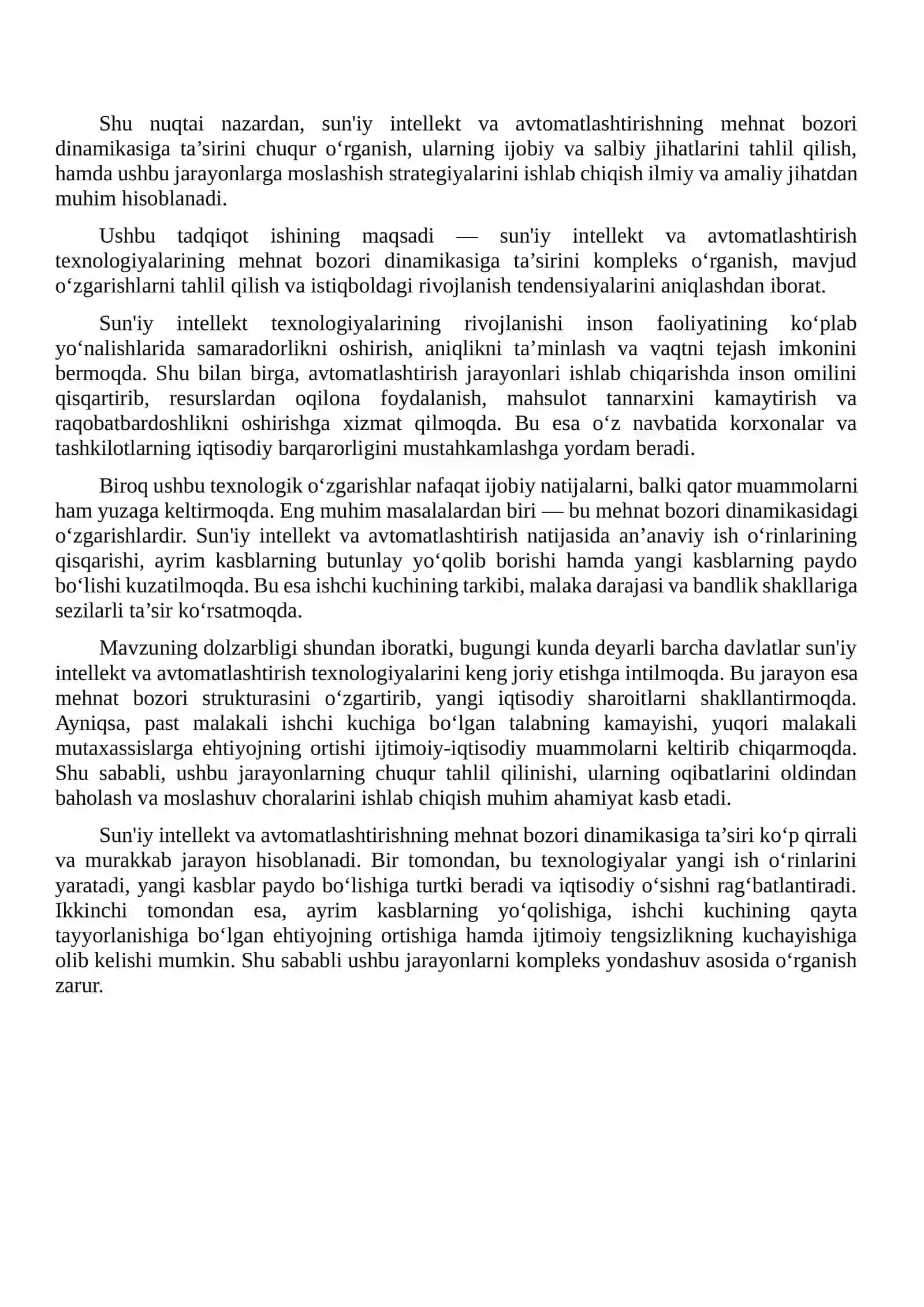 Sun'iy intellekt va avtomatlashtirish tushunchalari hamda ularning rivojlanishi 3