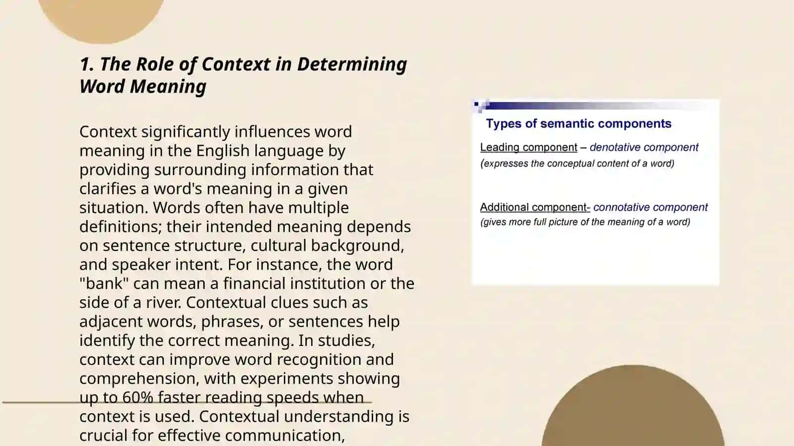 Semantic fields and word connotations: Understanding the interplay between context and meaning in language 3