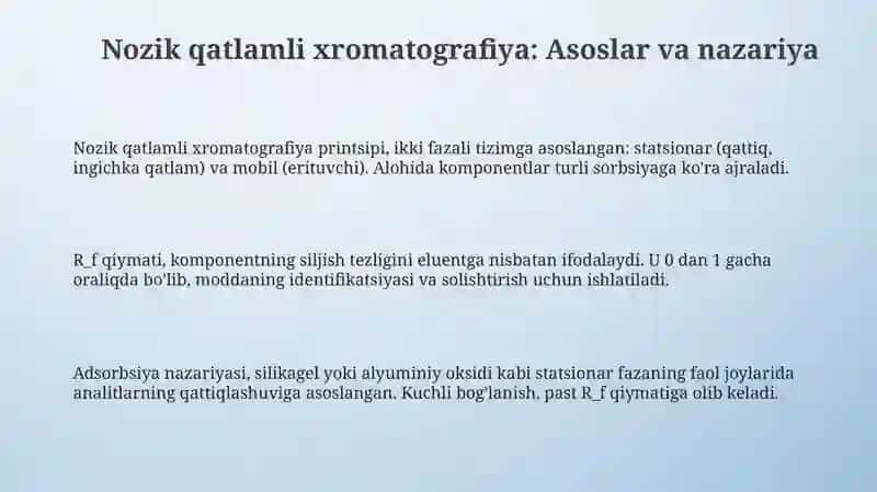 Yupqa qatlam xromotografiyasi 3