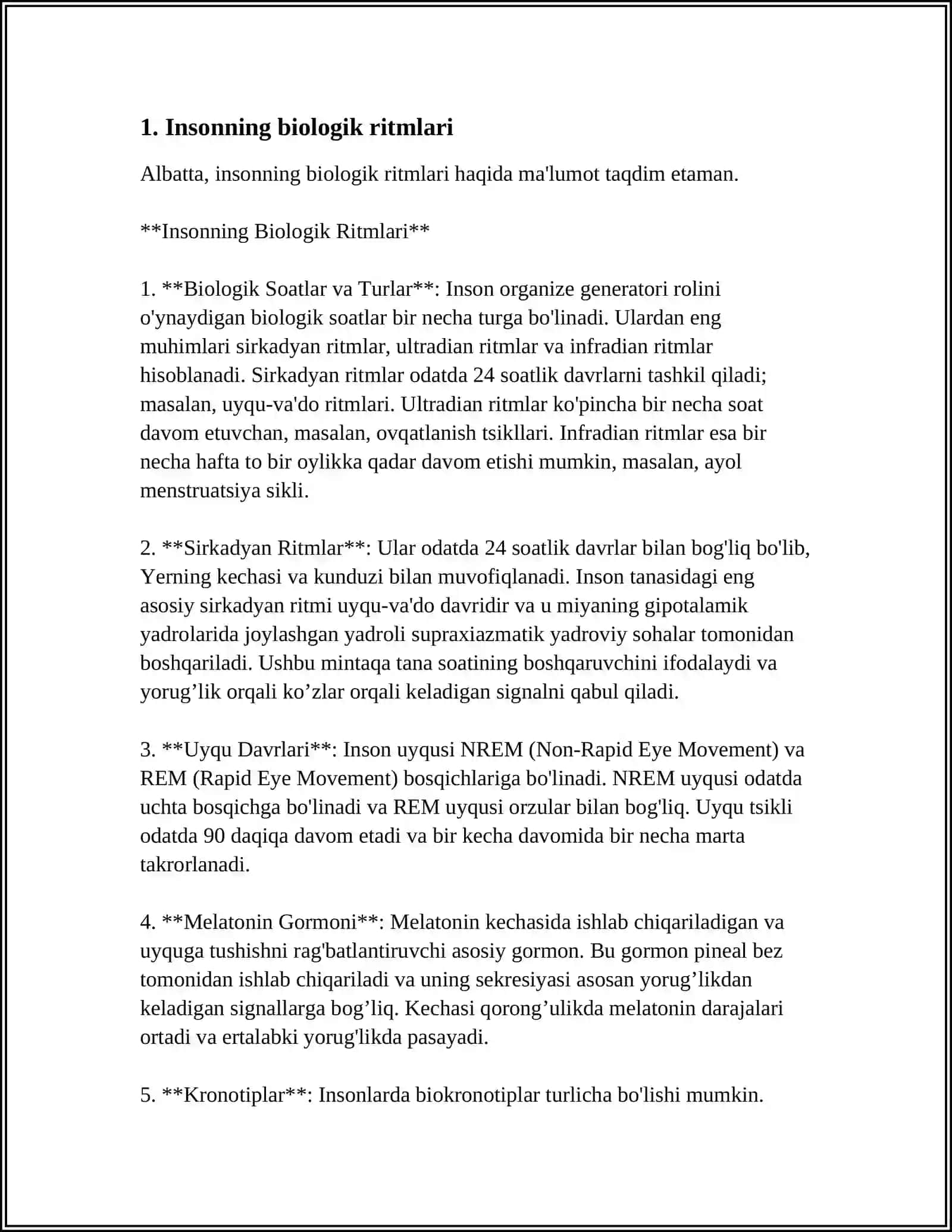 Insonning Biologik Ritmlari 3