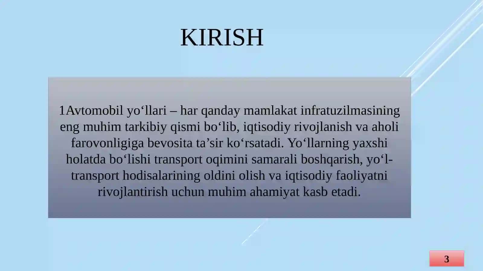 Avtomobil Yo’llari Davlat Kadastriga Hisobini Yuritish 3