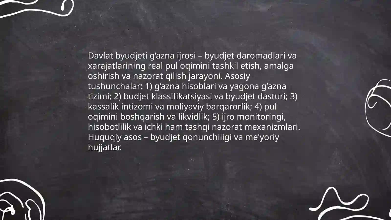 Davlat byudjeti g‘azna ijrosining mazmuni, mohiyati va ahamiyati 3
