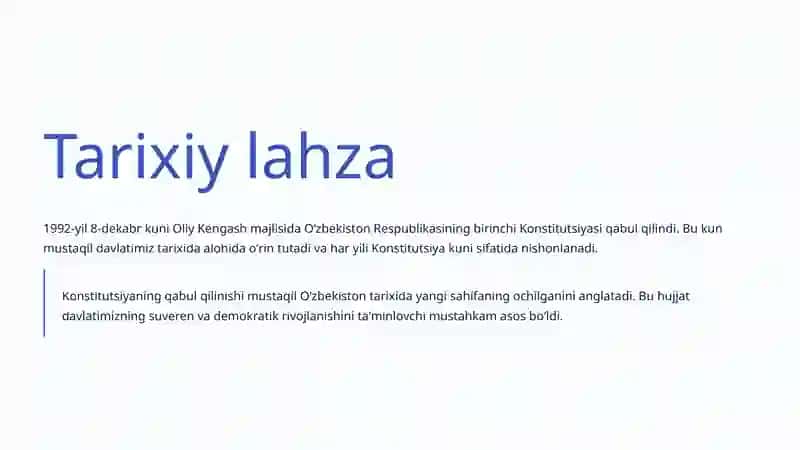Oʻzbekiston Respublikasi Konstitutsiyasi 3