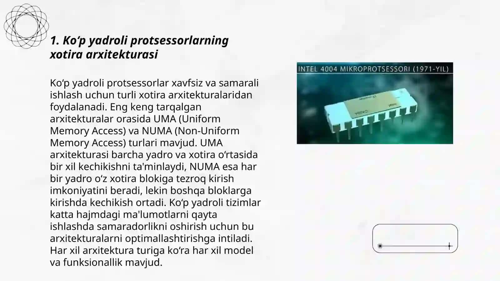 Ko‘p yadroli va grafik protsessorlarda xotirani tashkillashtirish xususiyatlari 3