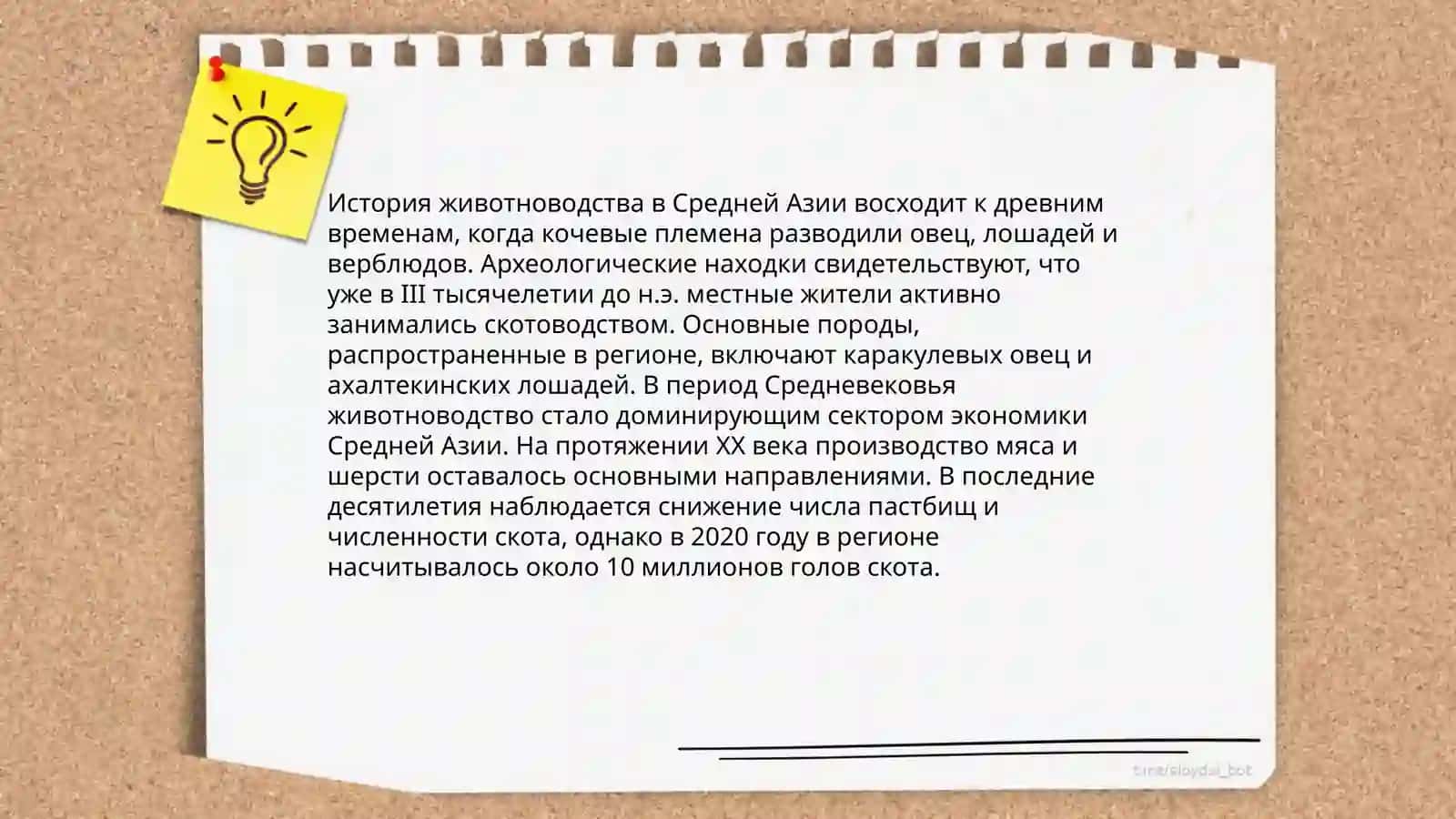 Животноводство стран Средней Азии 3