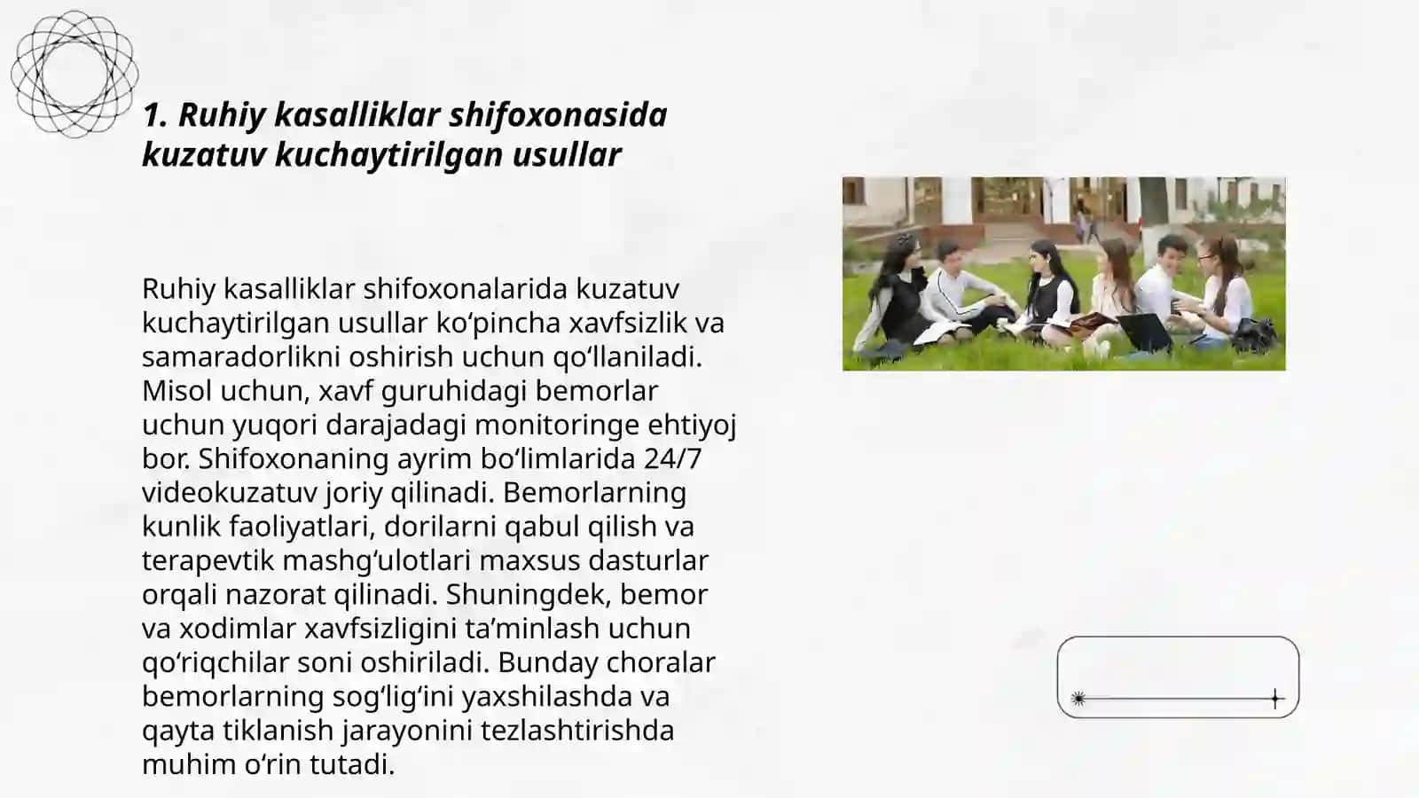 Jinoyat huquqida kuzatuv kuchaytirilgan ruhiy kasalliklar shifoxonasoda majburiy davolanish 3