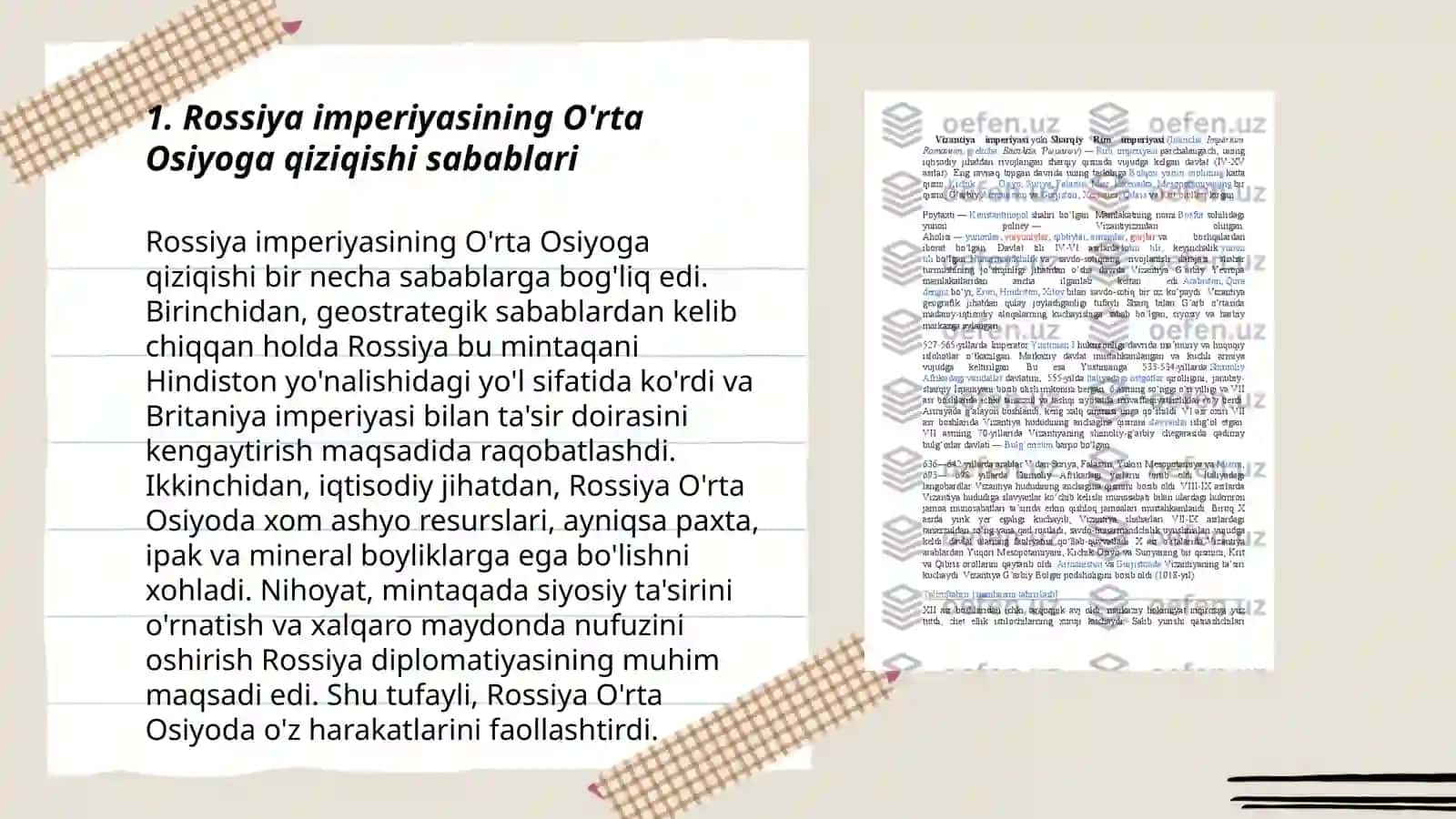 Rossiya imperiyasining O'rta Osiyoga harbiy yurishlari 3