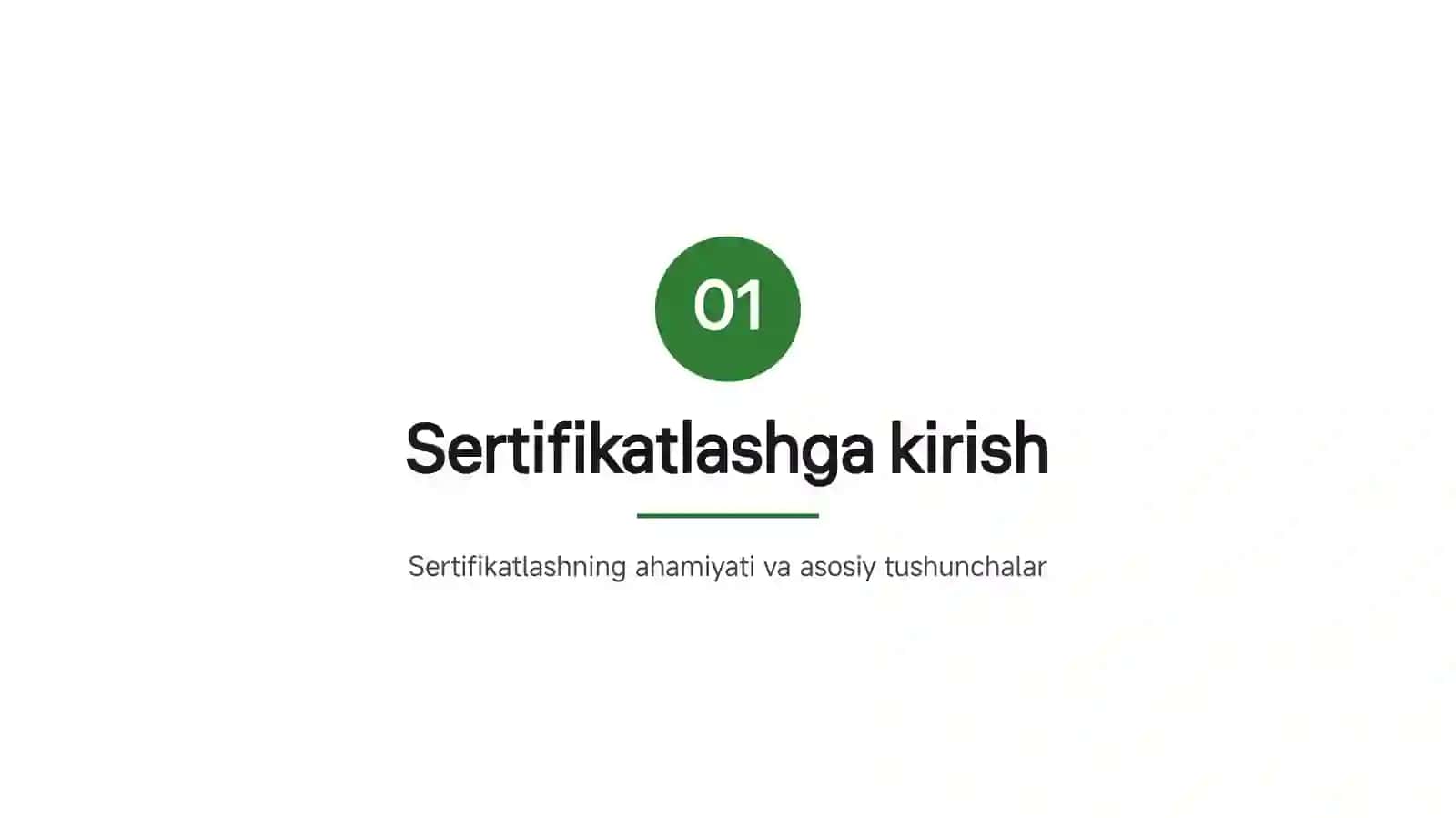 Qishloq xo'jaligi mahsulotlarini sertifikatlash turlari va sxemalari 3