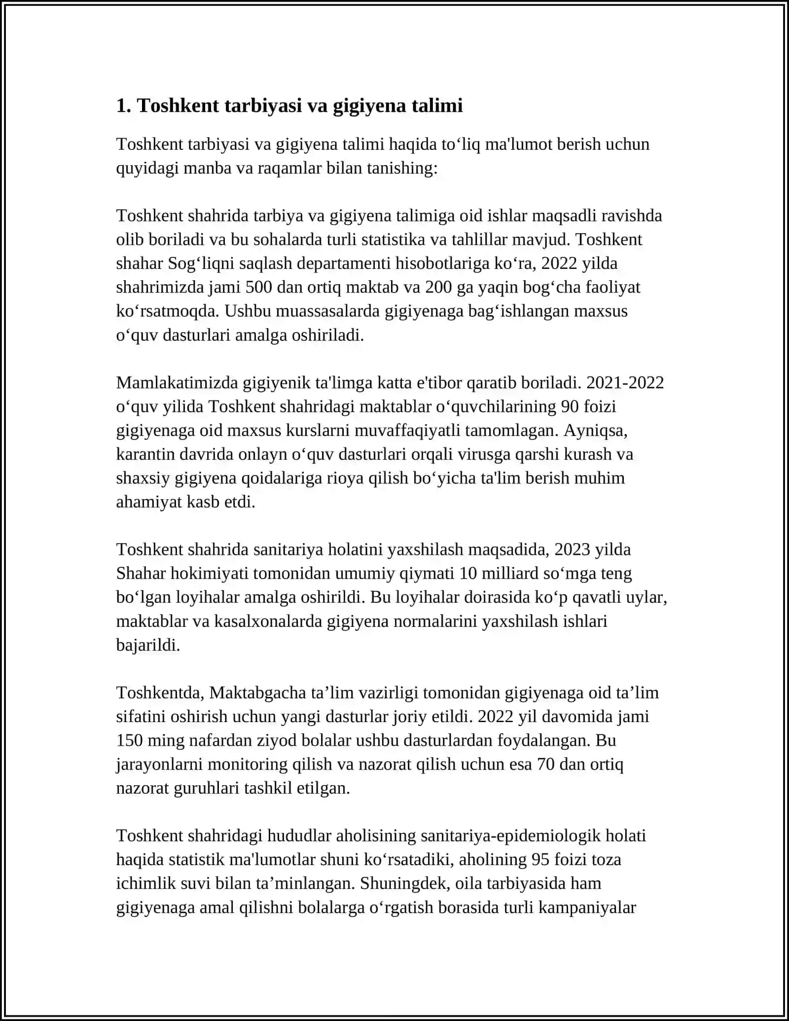 TALIM - TARBIYA GIGIYENASINING MAZMUN MOHIYATI 3