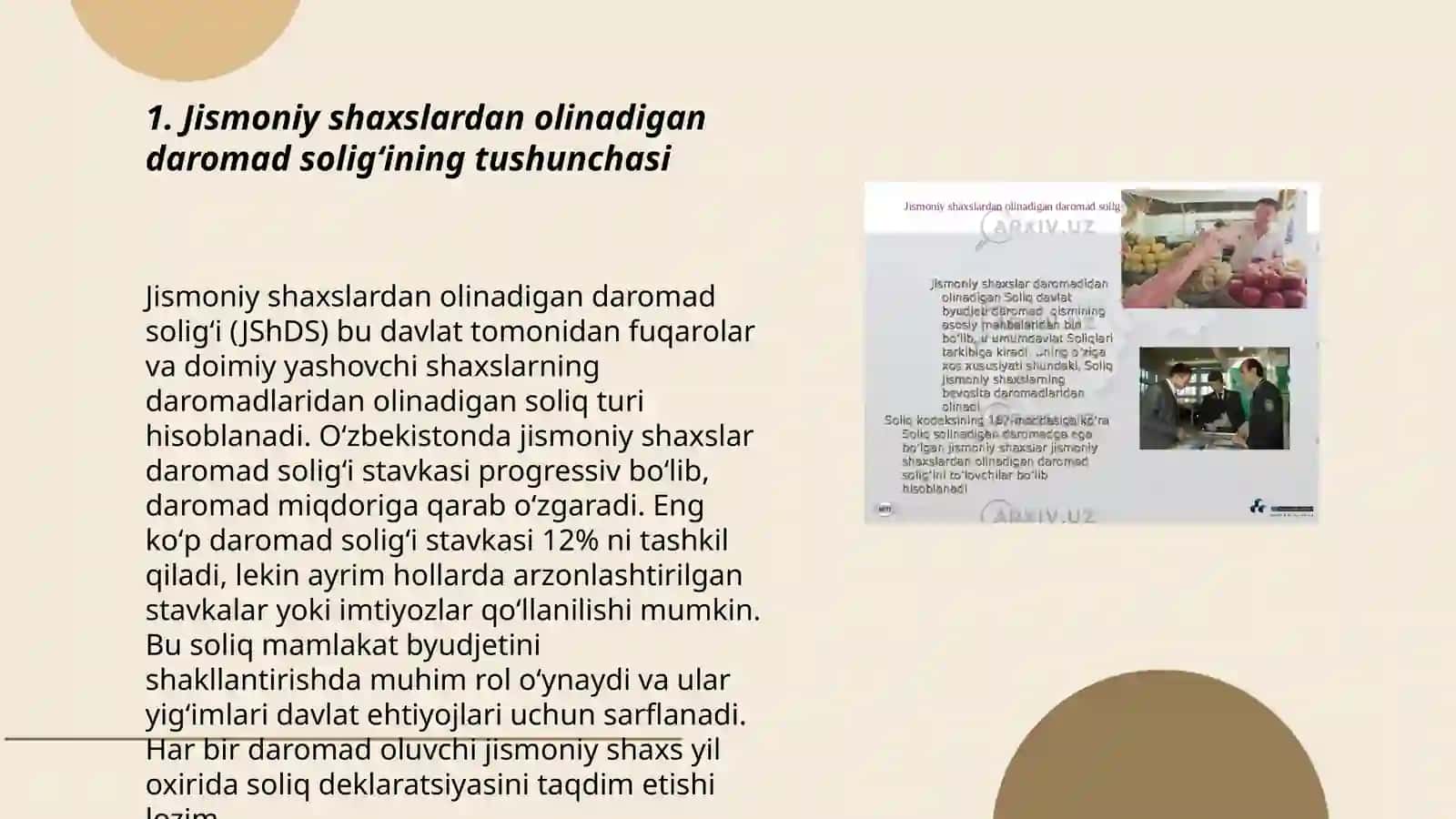 Daromad soligʻining iqtisodiy mohiyati 3