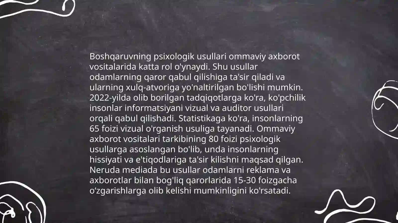 Boshqaruvning psixologik usullari ommaviy axborot vositalarida 3