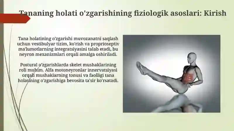 Tananing holati o'zgarishining fiziologik asoslari 3