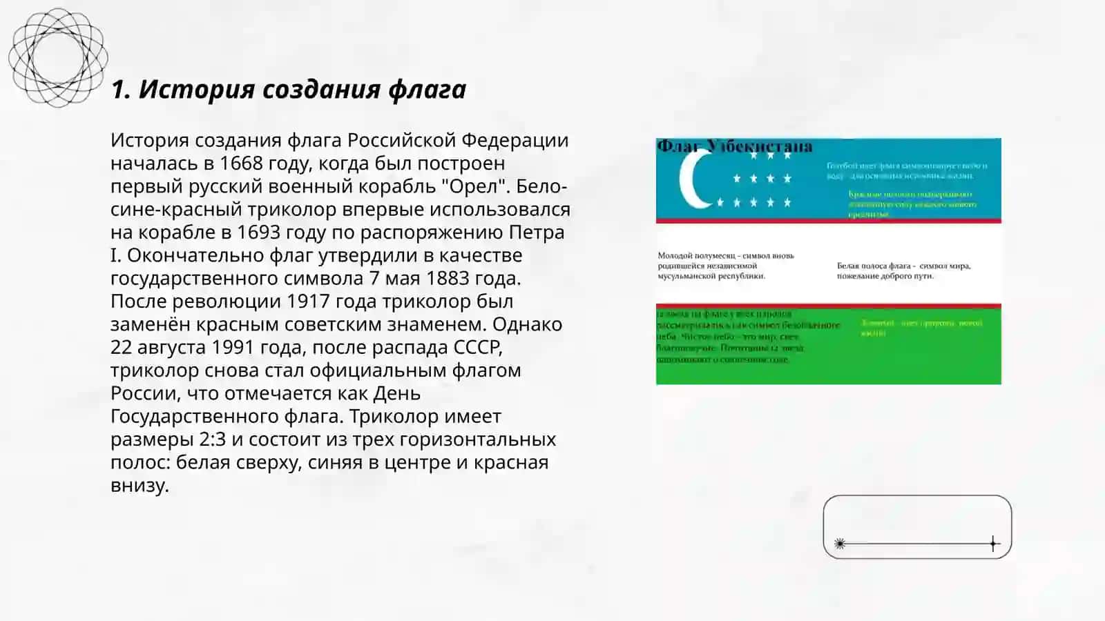 Флаг Республики Узбекистан 3