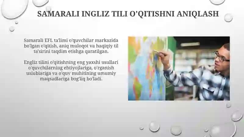 Samarali EFL O'qitishni Ta'riflash 3