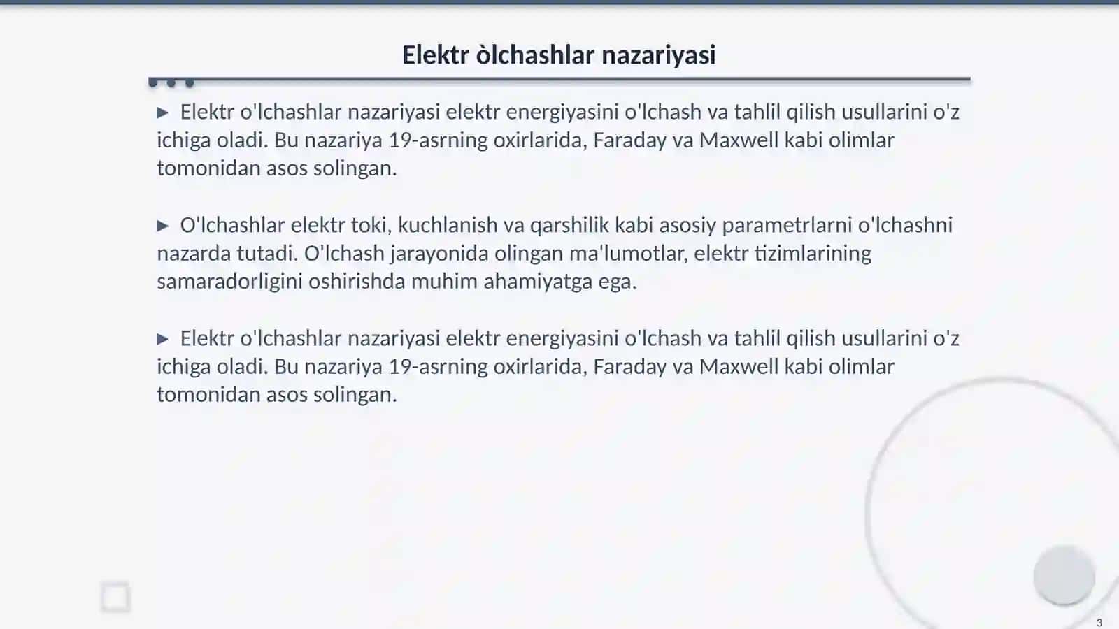 Elektr òlchashlar va asboblar 3