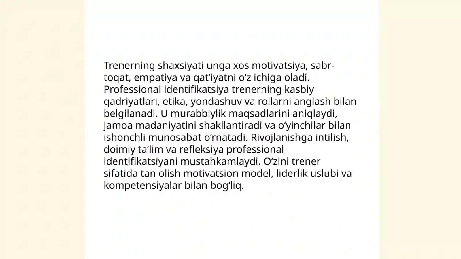 Sport treneri shaxsi va faoliyatining psixologik tavsifi 3