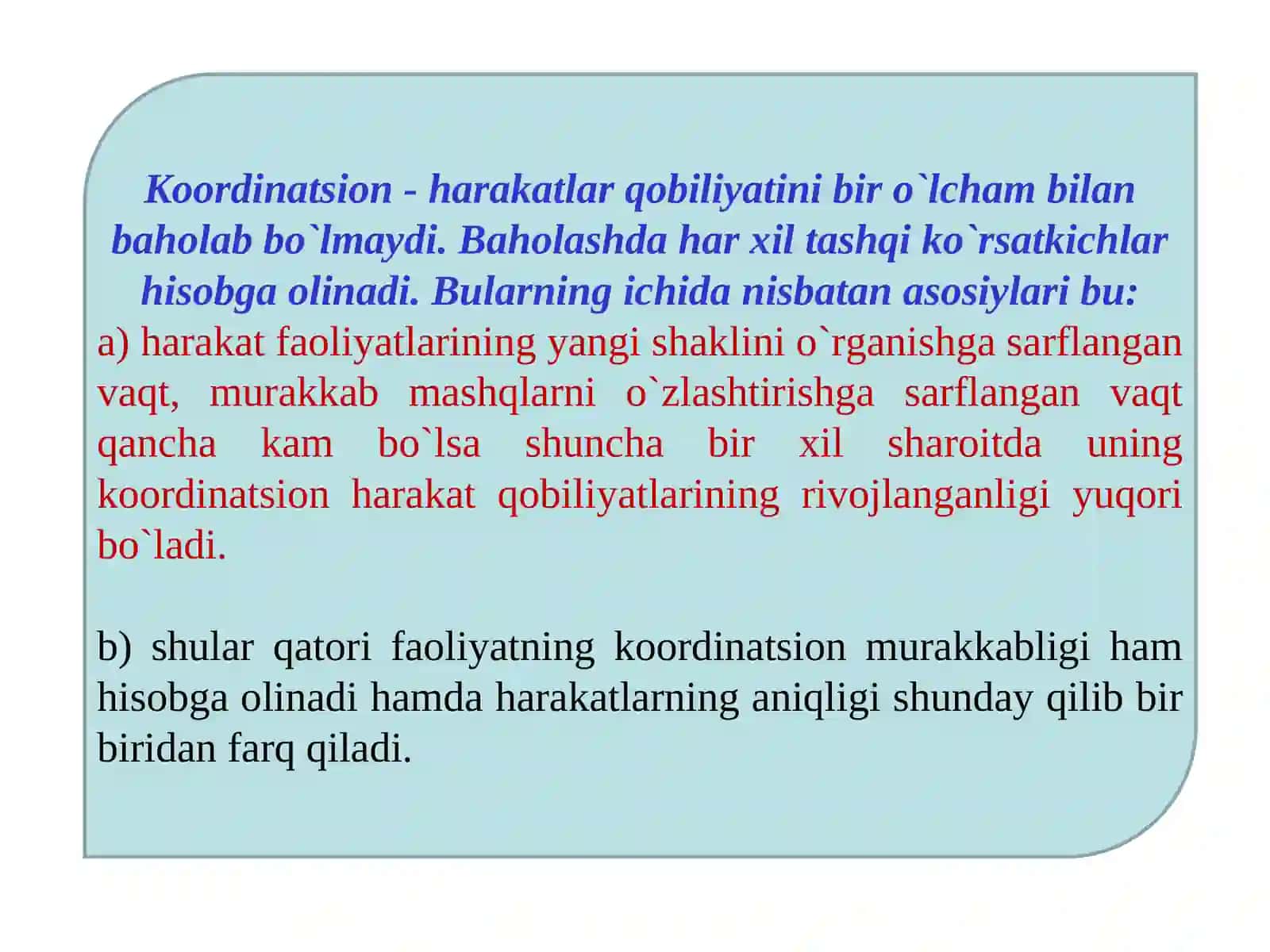 3-mavzu:Jismoniy sifatlarini rivojlantirish va tarbiyalash 3
