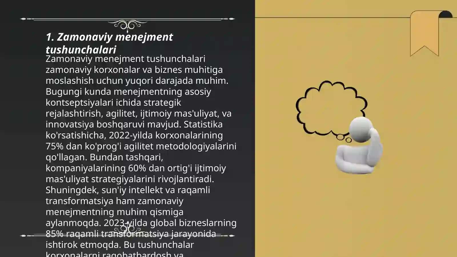 Zamonaviy menejment tushunchalari 3