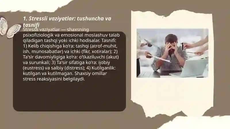 Stressli vaziyatlar va shaxsning ruhiy beqarorligi 3
