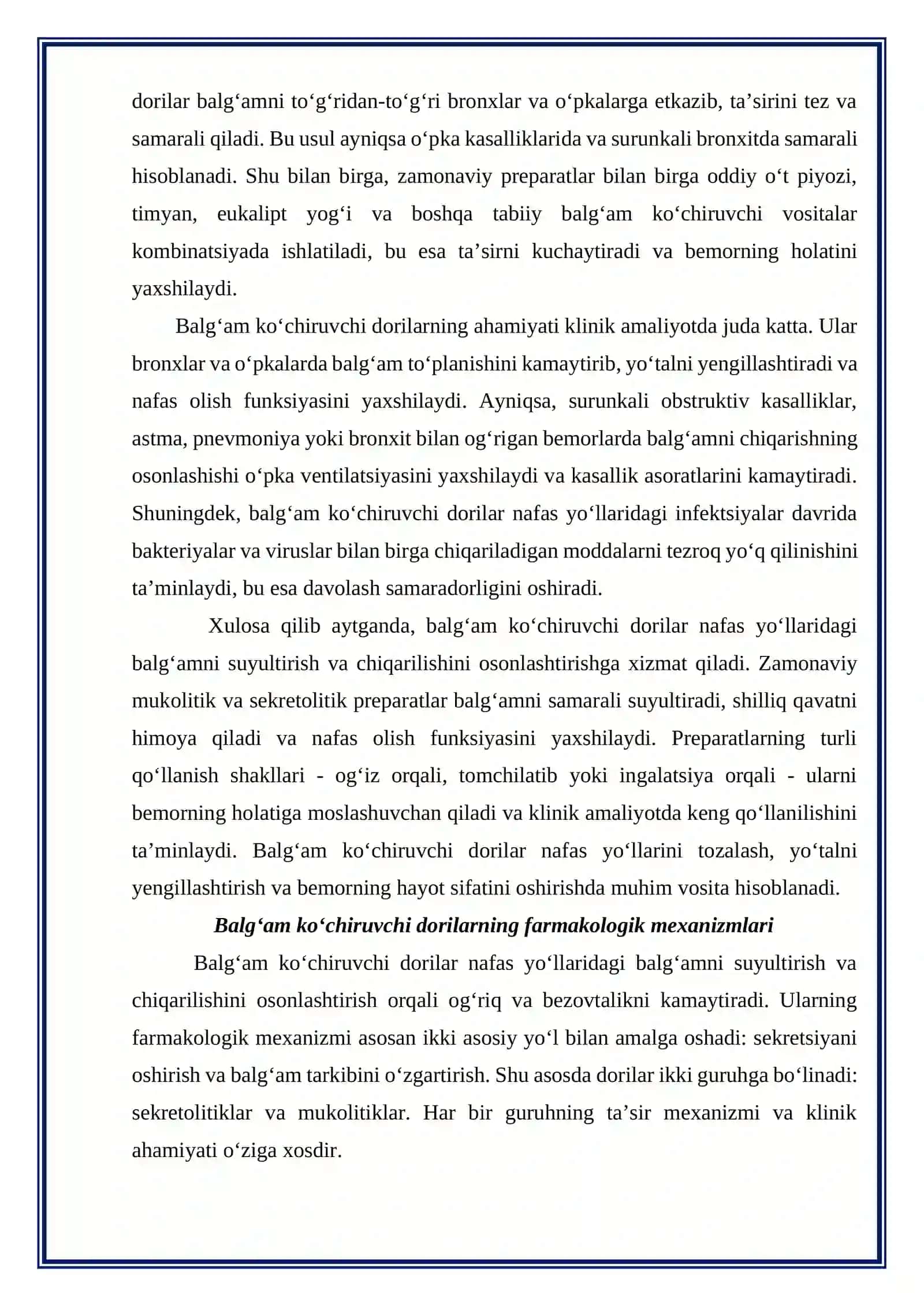 Balg‘am ko‘chiruvchi zamonaviy dori vositalar 3