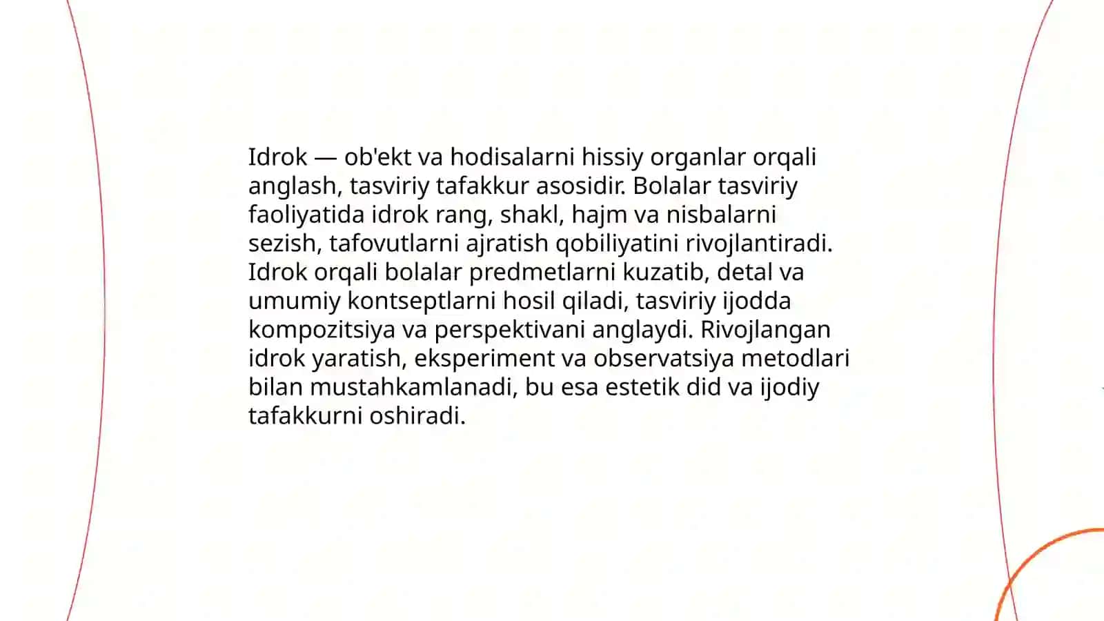 Bolalar tasviriy faoliyatida idrok qilishning rivojlanishi 3