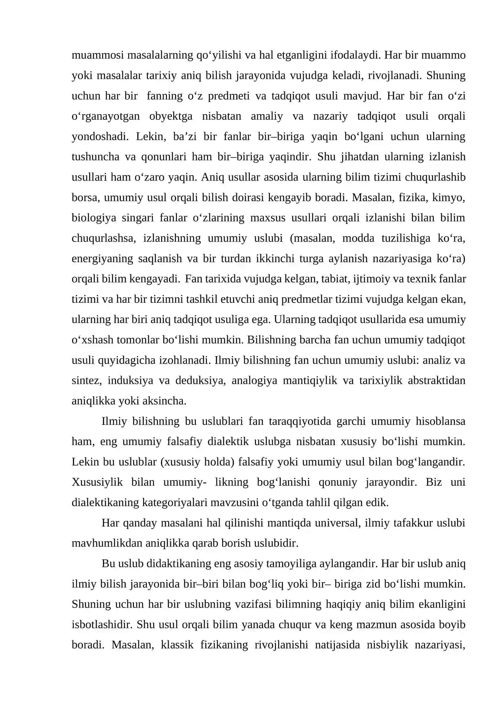 BILISH NAZARIYASI, YO‘NALISHLARI VA ASOSIY MUAMMOLARI 3