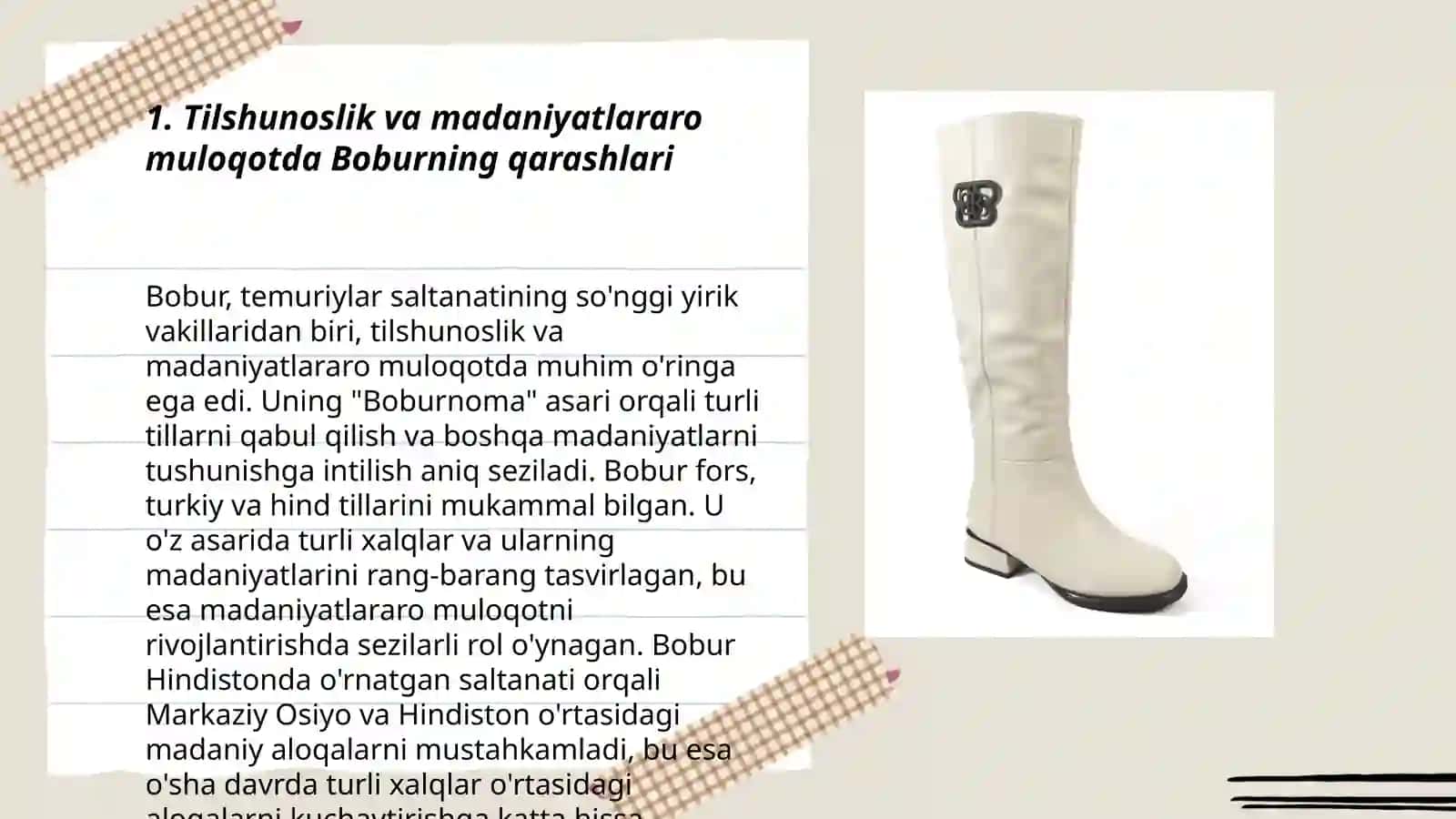 Boburning tilshunoslikka oid qarashlari 3