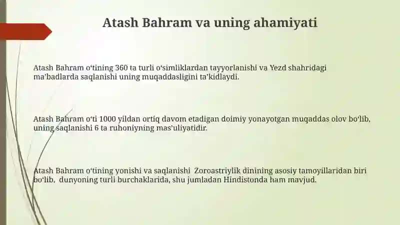Zardushtiylikning teologik tizimi va diniy marosimlari 3