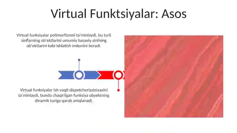 Polimorfizm va virtual funksiyalar 3