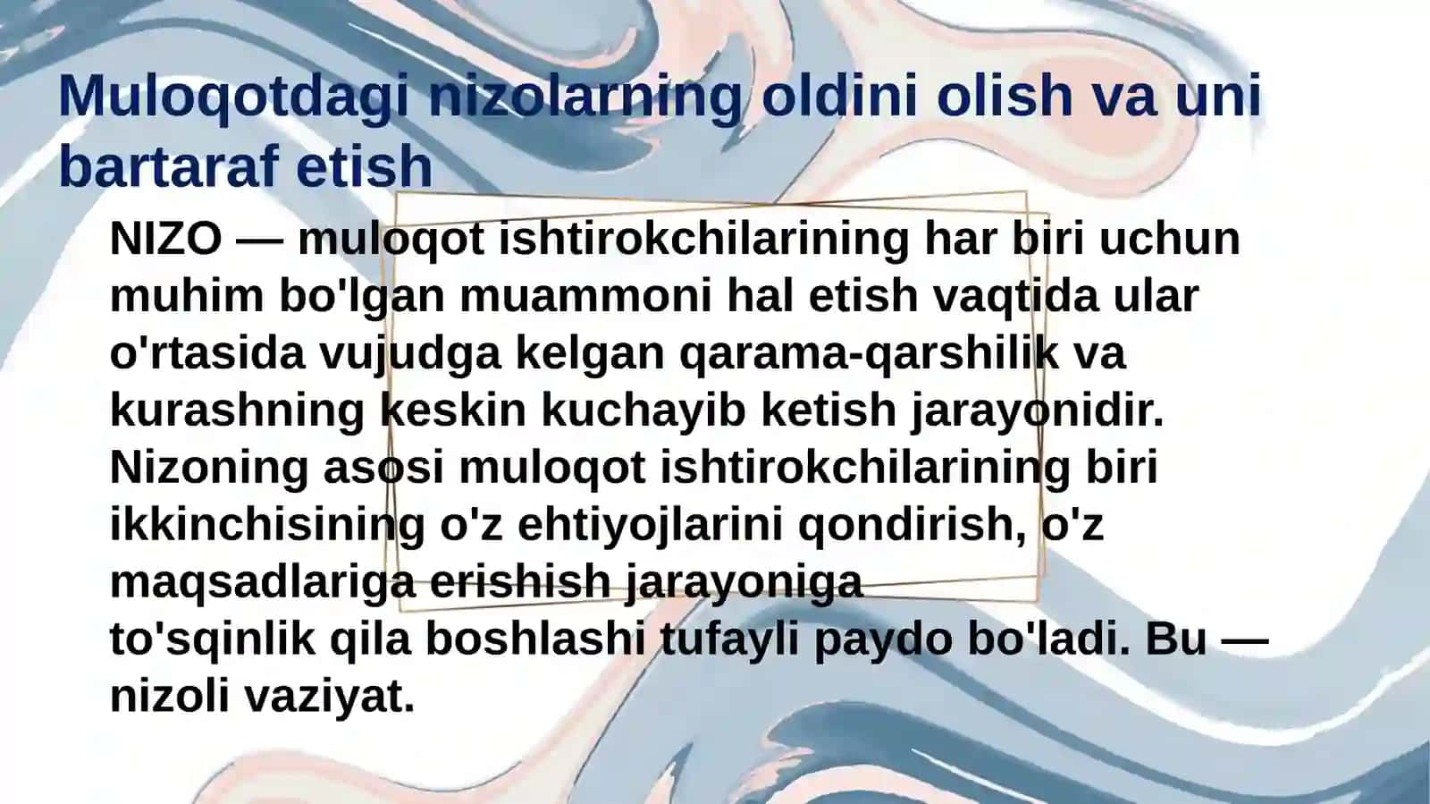 Muloqot jarayonidagi ziddiyatlarni bartaraf etish va muloqotchanlik sifatlarini tarbiyalash 3