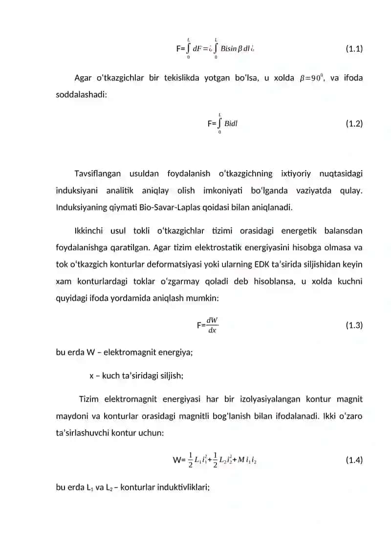 Elektromagnit induksiya qonuni va elektron apparatlarining asosiy nazariyasi. 3