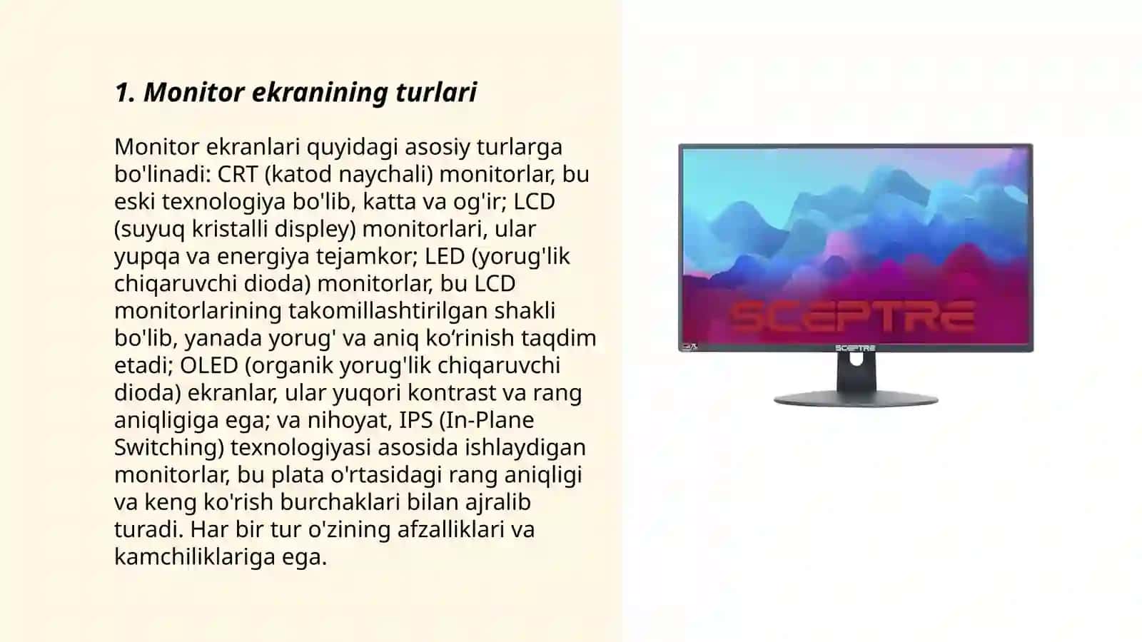 Monitor va sichqoncha 3