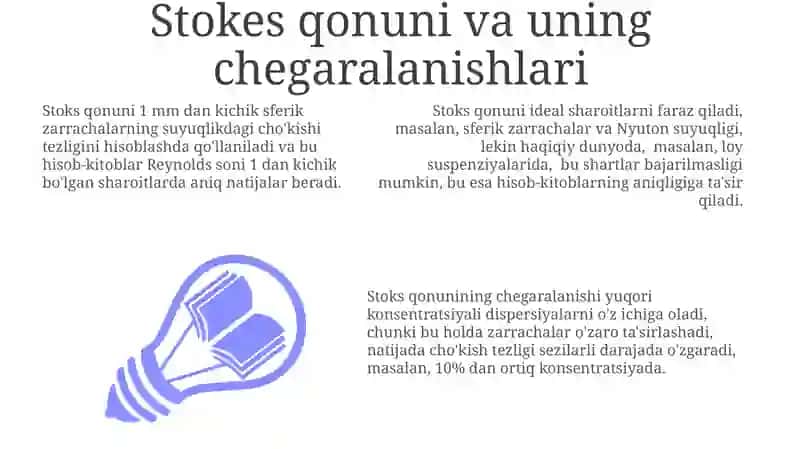 Polidispers sistemalarda kolloid zarrachalarning cho'kishi 3