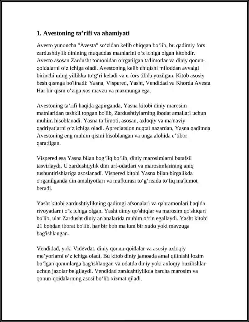 AVESTO 3