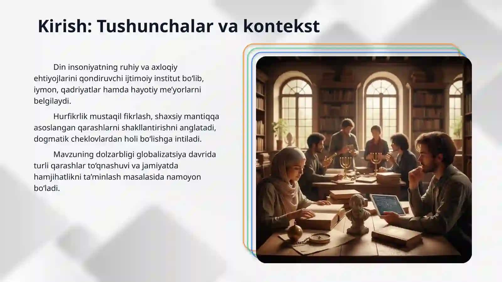 Din va Hurfikrlik 3
