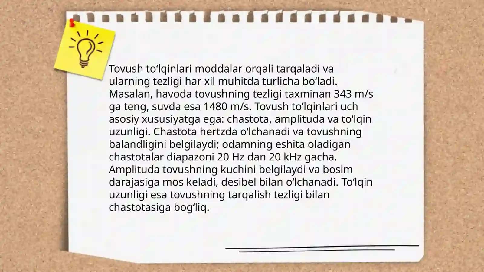 Tovush toʻlqinlari.Ultratovush va infratovush 3