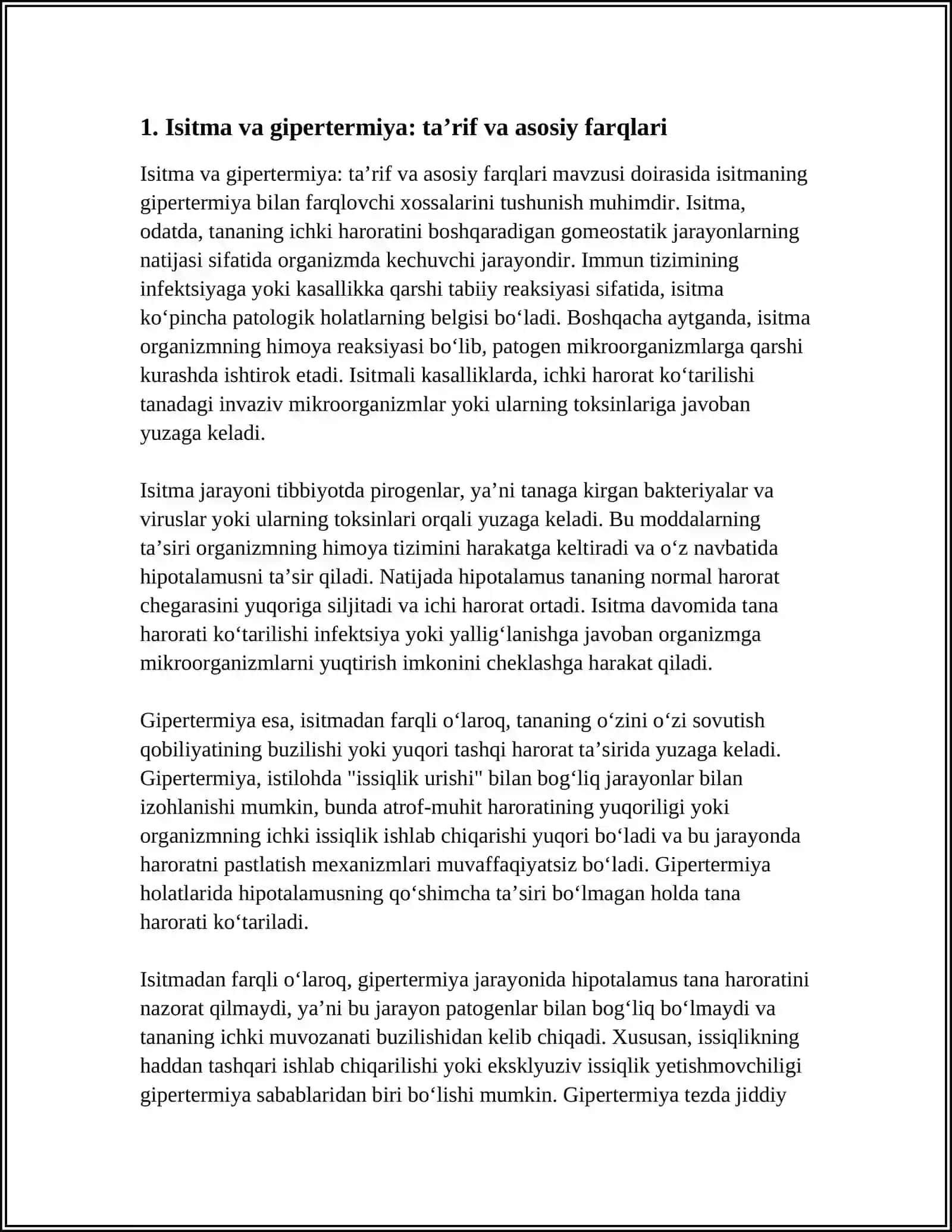 ISITMANING GIPERTERMIYADAN FARQLOVCHI XOSSALARI 3