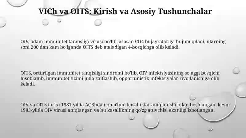 Immunitetga Qarshi Kurashuvchi Virus: OIV va OITSning Mexanizmi 3