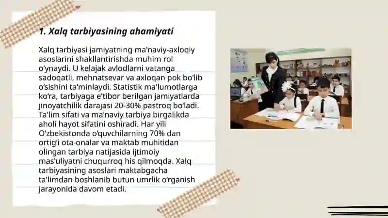 Xalq tarbiyasi va avlodlar vorisligi 3