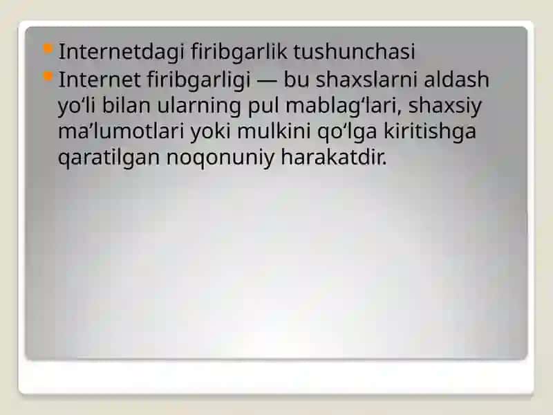 INTERNETDAGI FIRIBGARLIKNING HUQUQIY ASOSLARI 3