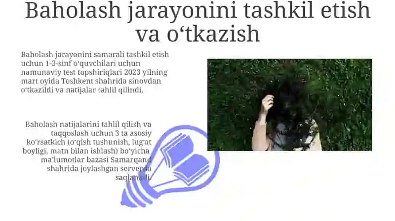 Xalqaro PIRLS baholash dasturiga tayyorlash bosqichlari (1-2-3-sinflar kesimida) 3