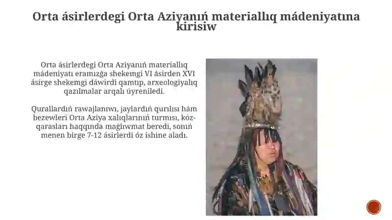 Orta Aziyanin' orta a'sirler materialliq ma'deniyati 3