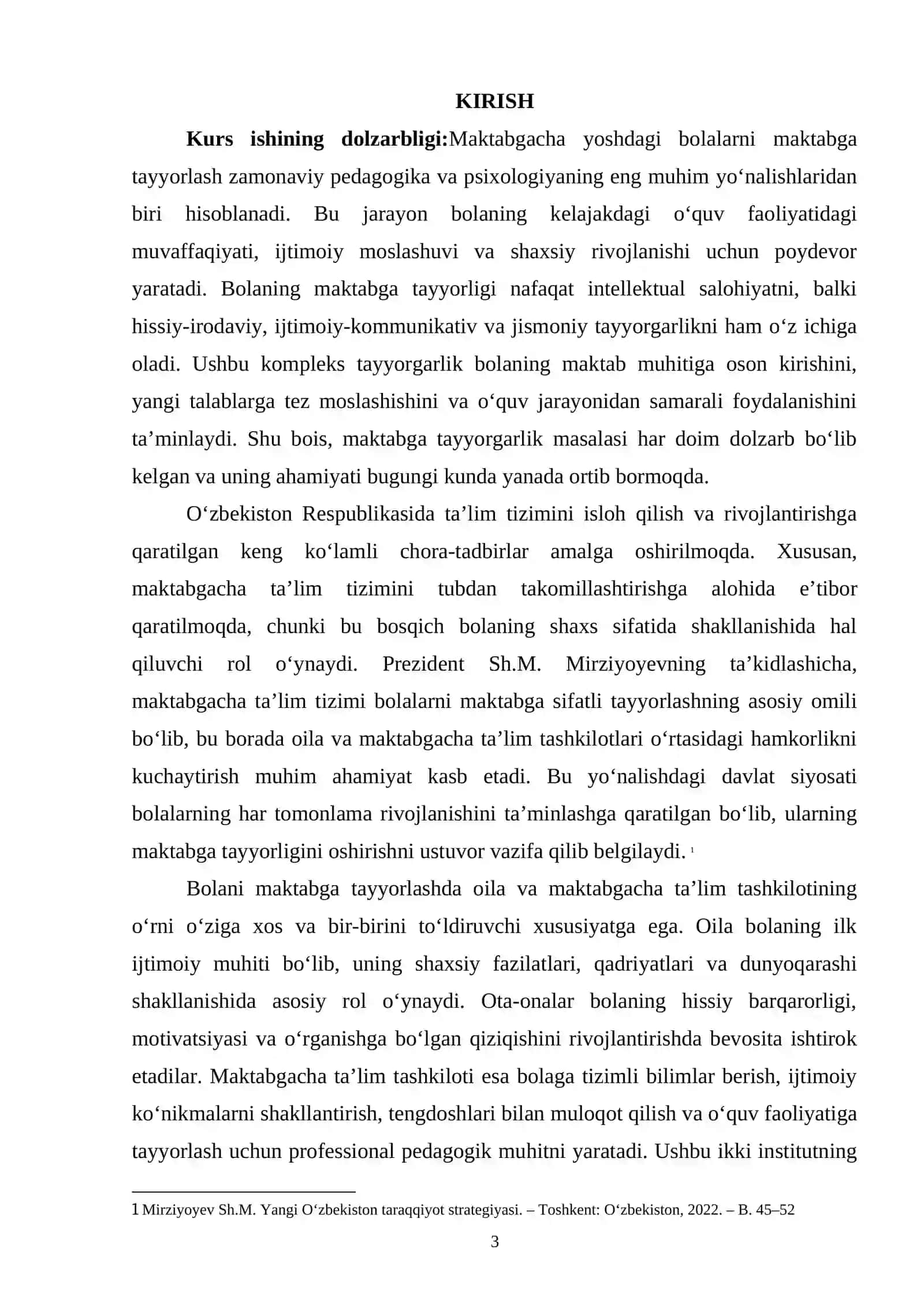 FAN:MAKTABGACHA TALIM XUSUSIY METODIKASI 3