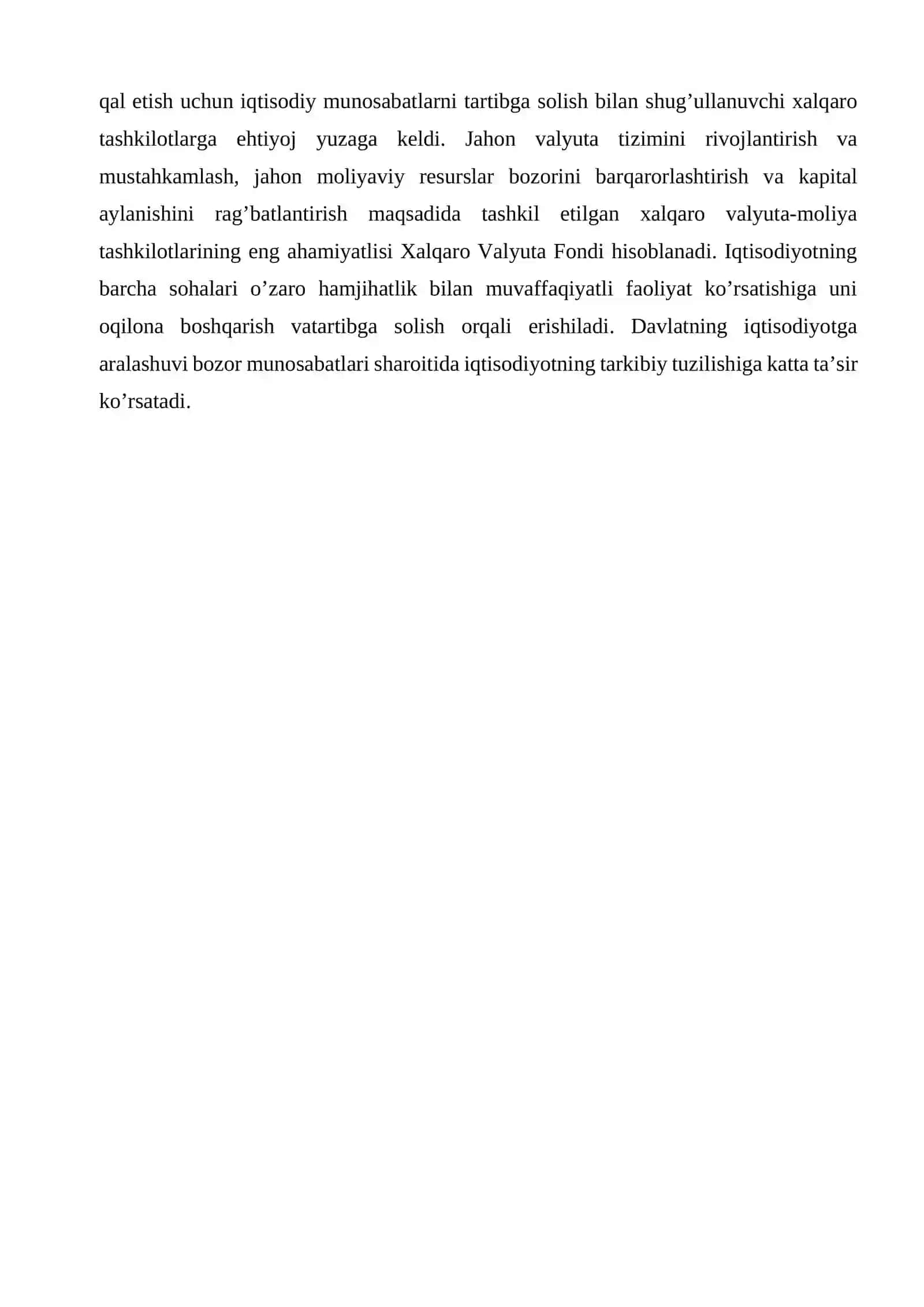 Xalqaro iqtisodiy tashkilotlarning tashkil topishi 3