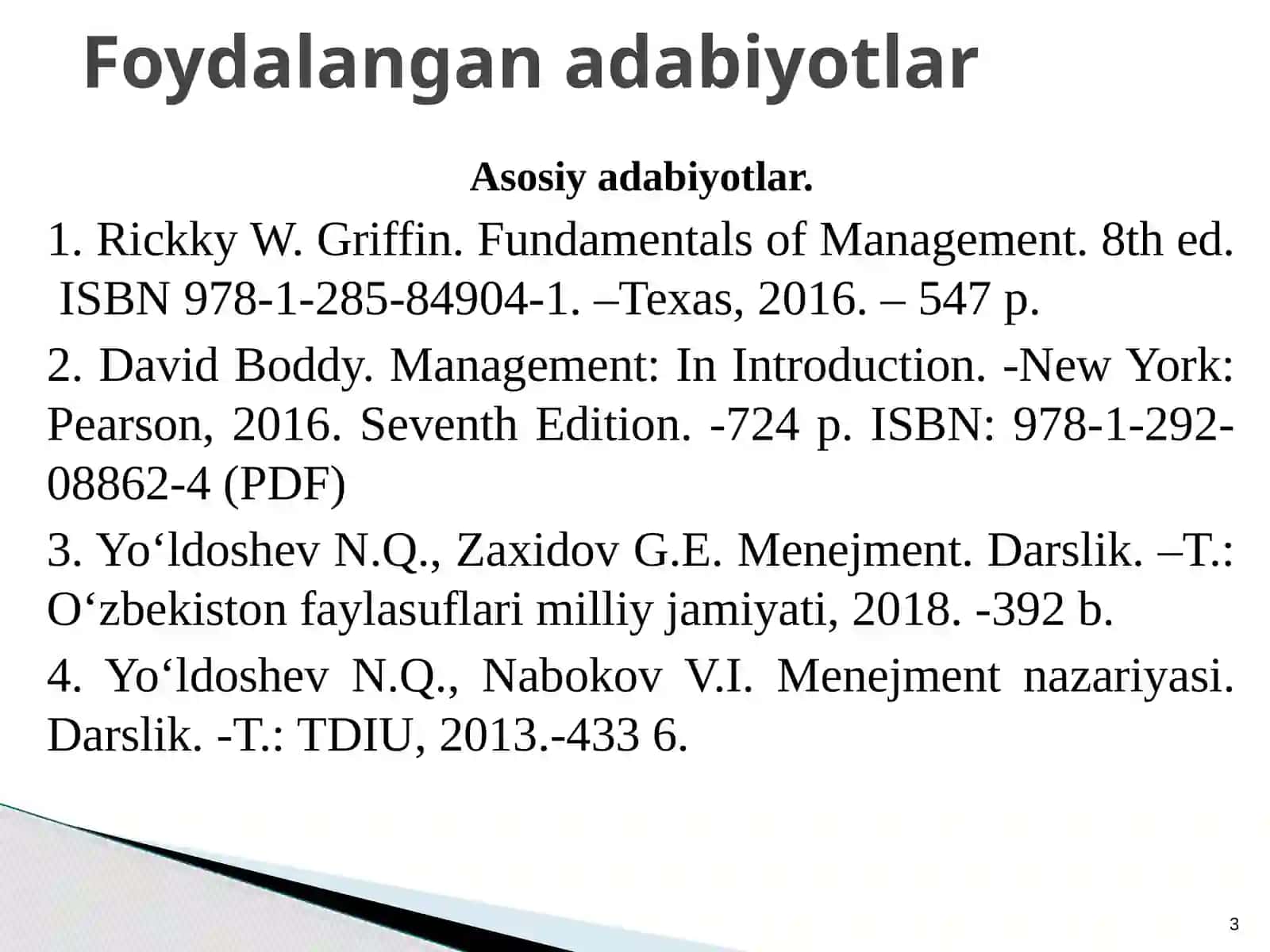MENEJMENTNING TASHKILIY TUZILMASI VA DIZAYNI 3