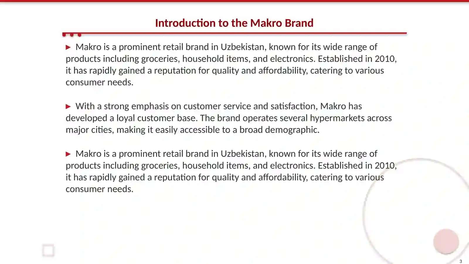 Makro brand in Uzbekistan 3
