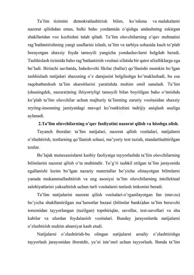 TA'LIM OLGANLIKNI TASHXIS ETISH 3