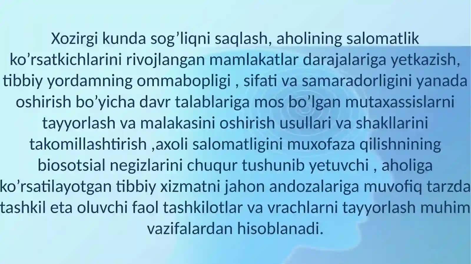 Jamoatsalomatligi va sog’liqni saqlashni tashkil etish 3